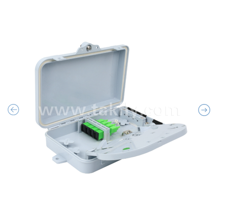 Διάταξη τερματισμού οπτικών ινών FTKS-1805-04A, 4 SC/APC SM SX Adapter, Pigtail εγκατεστημένο, FTTH FTTx Splicing Distribution Splitting Storage Cable Management Enclosure