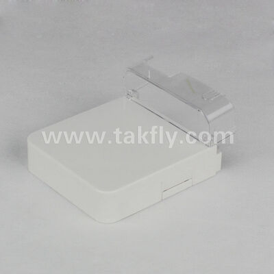 1 Port Fiber Optic Termination Box, SC LC Simplex Duplex Adapter, Surface Mount Wall Plate, No Splicing Fiber Box, Express Port Cable Management, OEM Custom Logo, FTTH FTTx Υποσύστημα Εργασιακής Περιοχής