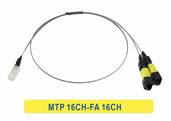 16CH MTP/MPO έως 16CH FA Fiber Array Fiber Optic Patchcord Cable για κέντρο δεδομένων/CPO