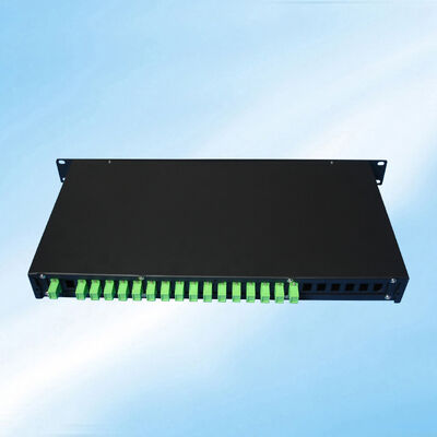 1X16 Ράκ-Μόουντ PLC Splitter οπτικής ινών