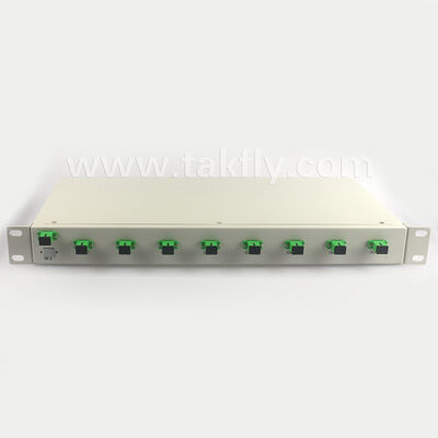 1U Rack Mount PLC Splitter με υψηλή ομοιομορφία, υποστήριξη πλήρους μήκους κύματος και δυνατότητα αντίστροφης λειτουργίας