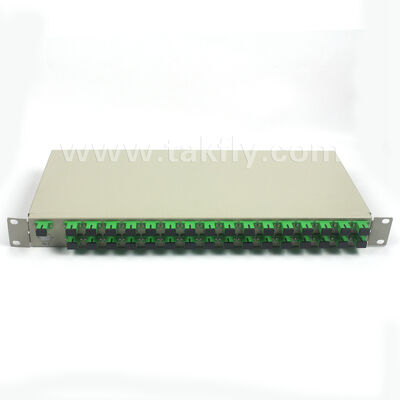 1U Rack Mount PLC Splitter με υψηλή ομοιομορφία, υποστήριξη πλήρους μήκους κύματος και δυνατότητα αντίστροφης λειτουργίας