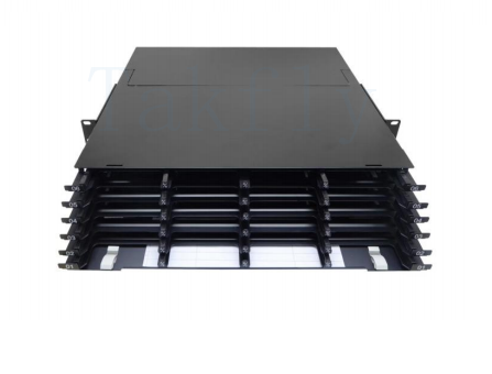 1U / 2U / 4U High Density MPO Cassette Patch Panel ∙ Rack-Mount, Easy-Plug MPO σε LC Cassette Modules, προγεμισμένοι προσαρμογείς LC για εφαρμογές data center & SAN/LAN