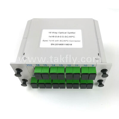 LGX Box PLC Splitter ️ Τυποποιημένο αποτύπωμα για 1×2 έως 2×64, συμβατό με συνδέσμους SC/LC