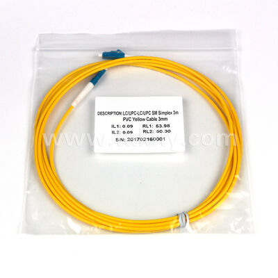 24F LC-LC Patch Cord Low Loss, High Return Loss, Telcordia GR-326 Συμμορφούμενο