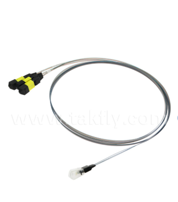 Συγκρότημα συστοιχίας ινών MTP 12CH × 3 έως 36 καναλιών 3 × 12CH Συνδέσεις MTP έως 36CH V-Groove FAU, χαμηλή απώλεια εισαγωγής, για οπτικούς δέκτες 1.6T και οπτικές συσκευασίες (CPO)