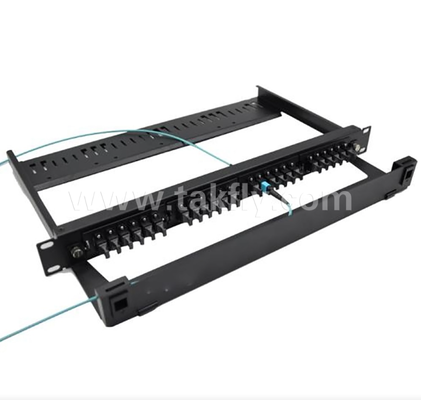 1U 24-Port MPO/MTP Patch Panel ️ 19" Rack-Mount, υψηλής πυκνότητας, υποστηρίζει προσυνδεδεμένα MPO Module Boxes & LC/MPO Adapter Panels, για καλωδίωση κυψελών ινών κέντρου δεδομένων