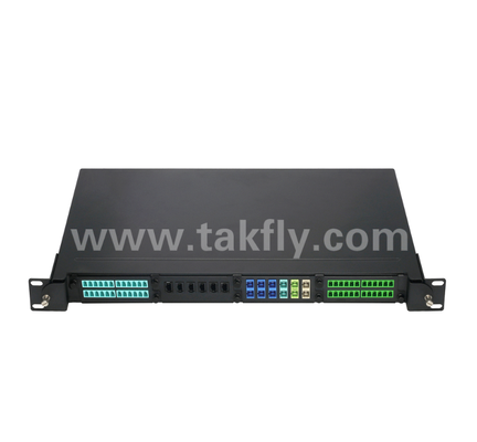 1U 19" MPO/MTP High-Density Patch Panel ∙ 4 τρύπες κασέτας, ράκερ