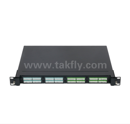 1U 19" MPO/MTP High-Density Patch Panel ∙ 4 τρύπες κασέτας, ράκερ