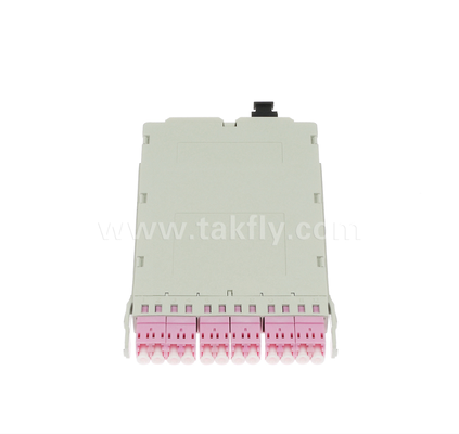 MPO/MTP σε LC Προεπιλεγμένη Κεσέτα Μονάδα ∙ 12-Core, LC Duplex μπροστινό πάνελ, MPO πίσω προσαρμογέα, Plug-and-Play για υψηλής πυκνότητας καλωδίωση κέντρου δεδομένων
