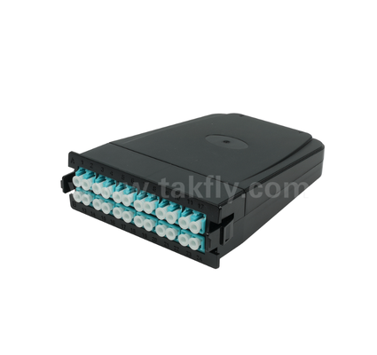 MPO/MTP σε LC Προεπιλεγμένη Κεσέτα Μονάδα ∙ 12-Core ή 24-Core, LC Duplex μπροστινό πίνακα, διπλός MPO πίσω προσαρμογείς, Plug-and-Play για υψηλής πυκνότητας κέντρο δεδομένων καλωδίωση