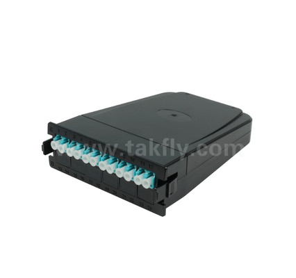 MPO/MTP σε LC Προεπιλεγμένη Κεσέτα Μονάδα ∙ 12-Core ή 24-Core, LC Duplex μπροστινό πίνακα, διπλός MPO πίσω προσαρμογείς, Plug-and-Play για υψηλής πυκνότητας κέντρο δεδομένων καλωδίωση