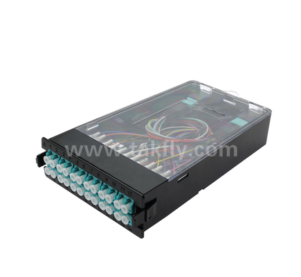 Προεπιλεγμένη Μονάδα Κασέτας TK-HRM-04, 12C/24C, διπλή λειτουργία: LC Pigtail Fusion ή MPO-LC Διαχείριση Κασέτας, Plug-and-Play για καλωδίωση κέντρου δεδομένων