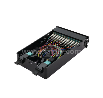 Προεπιλεγμένη Μονάδα Κασέτας TK-HRM-04, 12C/24C, διπλή λειτουργία: LC Pigtail Fusion ή MPO-LC Διαχείριση Κασέτας, Plug-and-Play για καλωδίωση κέντρου δεδομένων