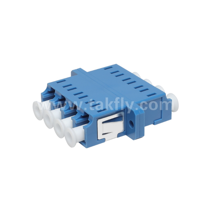 Προσαρμοστής τετραπλών ινών LC 4× LC Duplex, σχεδιασμός εξοικονόμησης χώρου, για σύνδεση καλωδίου-καλωδίου και καλωδίου-εξοπλισμού