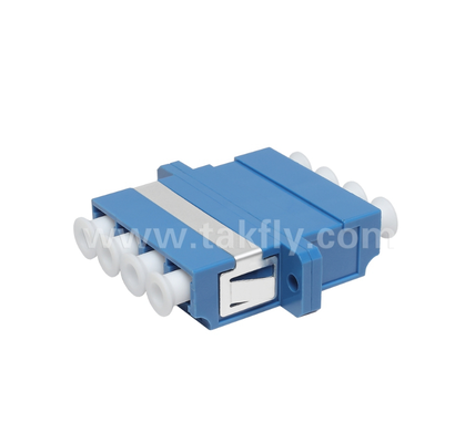 Προσαρμοστής τετραπλών ινών LC 4× LC Duplex, σχεδιασμός εξοικονόμησης χώρου, για σύνδεση καλωδίου-καλωδίου και καλωδίου-εξοπλισμού