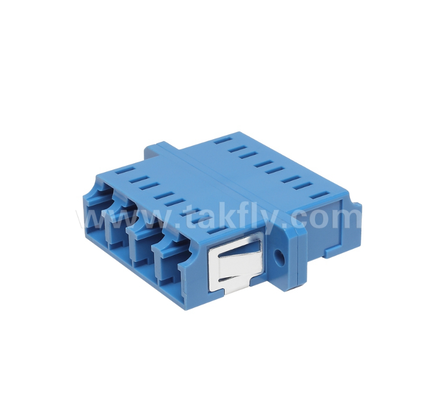 Προσαρμοστής τετραπλών ινών LC 4× LC Duplex, σχεδιασμός εξοικονόμησης χώρου, για σύνδεση καλωδίου-καλωδίου και καλωδίου-εξοπλισμού