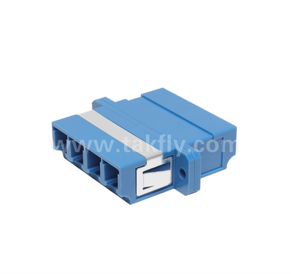 Προσαρμοστής τετραπλών ινών LC 4× LC Duplex, σχεδιασμός εξοικονόμησης χώρου, για σύνδεση καλωδίου-καλωδίου και καλωδίου-εξοπλισμού