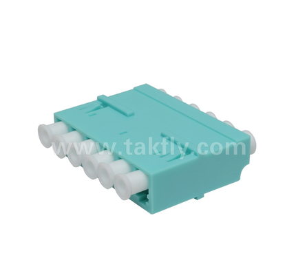 Εναλλακτικός προσαρμογός 6 οδών LC 6 σε 1 LC Duplex, High-Density Fiber Adapter, Low Insertion Loss, για κέντρο δεδομένων και FTTx High-Density Patching