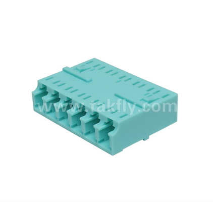 Εναλλακτικός προσαρμογός 6 οδών LC 6 σε 1 LC Duplex, High-Density Fiber Adapter, Low Insertion Loss, για κέντρο δεδομένων και FTTx High-Density Patching