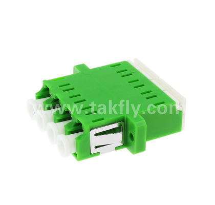 Διορθωτής εσωτερικού κλείστρου 4 σε 1 LC Duplex APC με ενσωματωμένο κλείστρο, προστατεύει τα μάτια από λέιζερ οπτικών ινών, συμβατό με την IEC & RoHS, για κέντρο δεδομένων και συνδέσεις υψηλής ισχύος ινών