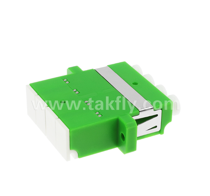 Διορθωτής εσωτερικού κλείστρου 4 σε 1 LC Duplex APC με ενσωματωμένο κλείστρο, προστατεύει τα μάτια από λέιζερ οπτικών ινών, συμβατό με την IEC & RoHS, για κέντρο δεδομένων και συνδέσεις υψηλής ισχύος ινών