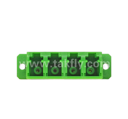 Διορθωτής εσωτερικού κλείστρου 4 σε 1 LC Duplex APC με ενσωματωμένο κλείστρο, προστατεύει τα μάτια από λέιζερ οπτικών ινών, συμβατό με την IEC & RoHS, για κέντρο δεδομένων και συνδέσεις υψηλής ισχύος ινών