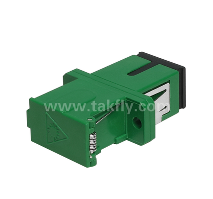 SC Simplex Adapter με εξωτερικό κάλυμμα και πλευρικό κλείστρο ️ Αδιάβροχη & προστασία ματιών με λέιζερ, χαμηλή απώλεια εισαγωγής, για κέντρα δεδομένων & συνδέσεις FTTx