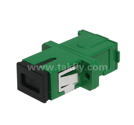 SC Simplex Adapter με εξωτερικό κάλυμμα και πλευρικό κλείστρο ️ Αδιάβροχη & προστασία ματιών με λέιζερ, χαμηλή απώλεια εισαγωγής, για κέντρα δεδομένων & συνδέσεις FTTx