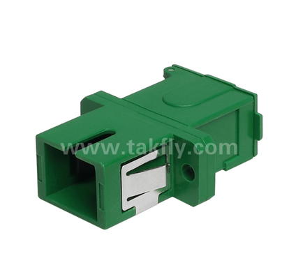 SC Simplex Adapter με εξωτερικό κάλυμμα και πλευρικό κλείστρο ️ Αδιάβροχη & προστασία ματιών με λέιζερ, χαμηλή απώλεια εισαγωγής, για κέντρα δεδομένων & συνδέσεις FTTx