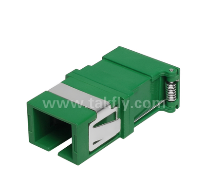 SC Simplex Adapter με εξωτερικό κάλυμμα και πλευρικό κλείστρο ️ Αδιάβροχη & προστασία ματιών με λέιζερ, χαμηλή απώλεια εισαγωγής, για κέντρα δεδομένων & συνδέσεις FTTx