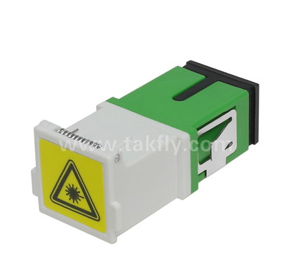 SC Simplex Adapter με εξωτερικό κάλυμμα και μπροστινό κατατύπωμα