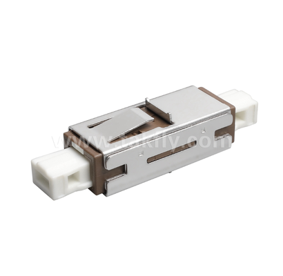 MU Simplex Adapter Compact Design, Low Insertion Loss, Precision Zirconia Sleeve, για συνδέσεις υψηλής πυκνότητας ινών