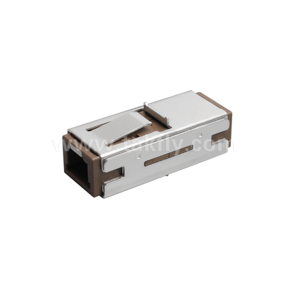 MU Simplex Adapter Compact Design, Low Insertion Loss, Precision Zirconia Sleeve, για συνδέσεις υψηλής πυκνότητας ινών