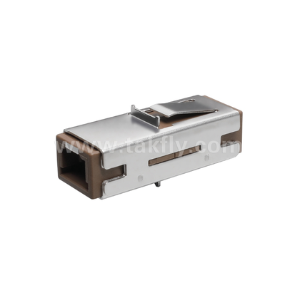 MU Simplex Adapter Compact Design, Low Insertion Loss, Precision Zirconia Sleeve, για συνδέσεις υψηλής πυκνότητας ινών