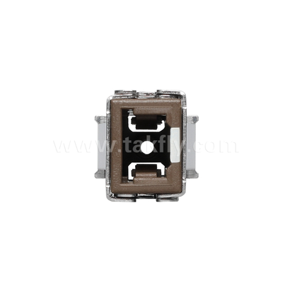 MU Simplex Adapter Compact Design, Low Insertion Loss, Precision Zirconia Sleeve, για συνδέσεις υψηλής πυκνότητας ινών