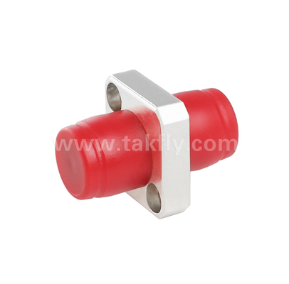 FC Simplex Metal Adapter – Square Type, Rugged Metal Housing, Low Insertion Loss, for Data Center & FTTx Fiber Connections