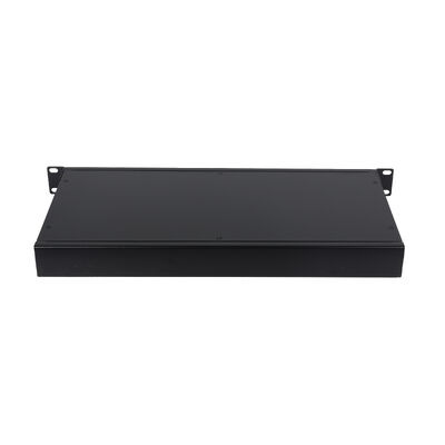OEM 1U 19Inch 2x64 Rack Mount LC Fiber Optic PLC Splitter για το κέντρο δεδομένων FTTx