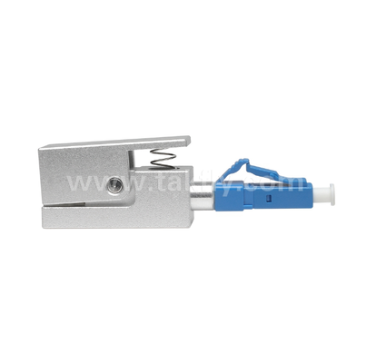 LC Square Type Bare Fiber Adapter – Epoxy‑Free, Reusable, Low Insertion Loss, for Optical Fiber Testing & Measurement Applications