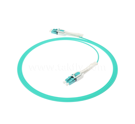 LC Push-Pull Uniboot Fiber Optic Patch Cord ∙ Ένα-σωλήνα Δύο-Core, Πολικότητα εναλλάξιμη, για εφαρμογές υψηλής πυκνότητας συναρμολόγησης και κέντρου δεδομένων