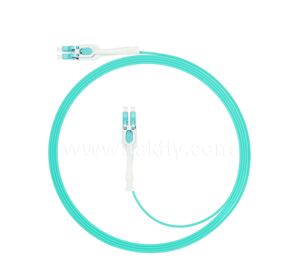 LC Push-Pull Uniboot Fiber Optic Patch Cord ∙ Ένα-σωλήνα Δύο-Core, Πολικότητα εναλλάξιμη, για εφαρμογές υψηλής πυκνότητας συναρμολόγησης και κέντρου δεδομένων