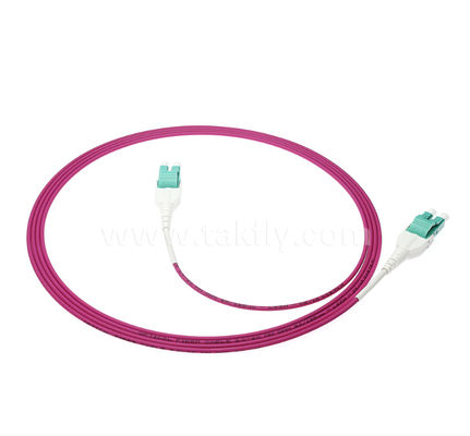 LC Uniboot Optic Fiber Patch Cord – Μονόσωληνα δύο πυρήνων, σταθερή πολικότητα, συμπαγής δομή, μειώνει τον όγκο του καλωδίου κατά το ήμισυ για καλωδίωση υψηλής πυκνότητας