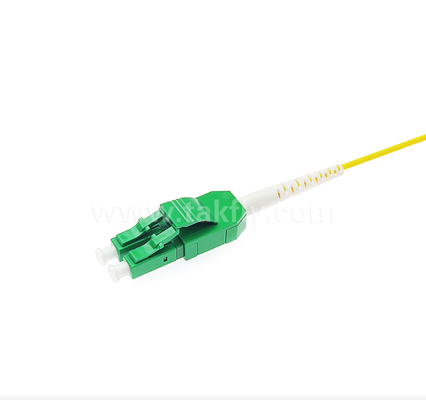 LC Uniboot Optic Fiber Patch Cord – One-Tube, Two-Cure, Polarity Interchangeable, Yellow, Halves Volume Cable
