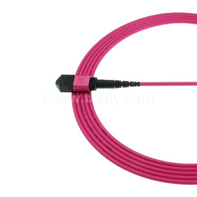 MPO MTP Patchcord Multimode OM4 Trunk Cable 24F Οπτική ίνα για κέντρα δεδομένων