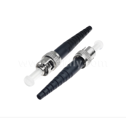 Βύσμα οπτικών ινών ST – Κλείδωμα περιστροφής Bayonet, Χαμηλή απώλεια εισαγωγής, Συμβατό πολλαπλών λειτουργιών/μονότροπων