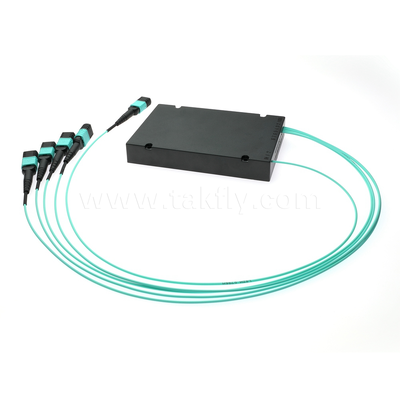 MPO/MTP Fanout Cable PLC Splitter 1x4 SM/MM Οπτική ίνα για κέντρο δεδομένων FTTX
