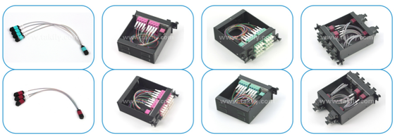 Νέος σχεδιασμός υψηλής πυκνότητας MPO Patch Panel και Rack Mount | Συναρμολογήσεις καλωδίων MPO | Για τη λύση δικτύου οπτικών ινών