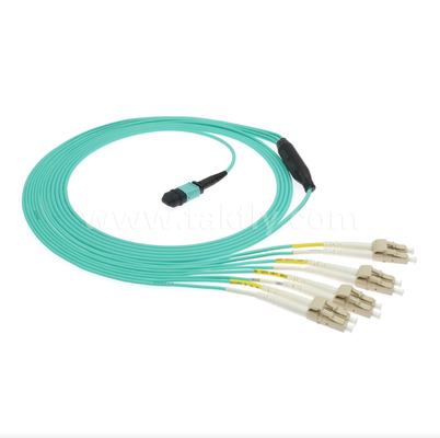 MPO/MTP-LC Breakout Patch Cord. Υψηλής πυκνότητας λύση καλωδίωσης πολυπυρηνικών οπτικών ινών.
