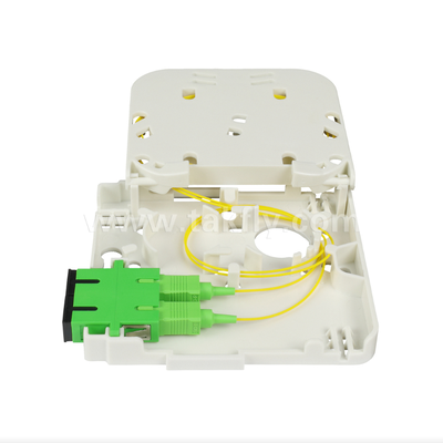 TKS-1806-02W FTTH Πρίζα Οπτικής Ινας – Συμπαγές Εσωτερικό Κουτί Τερματισμού για την Εγκατάσταση του Πελάτη