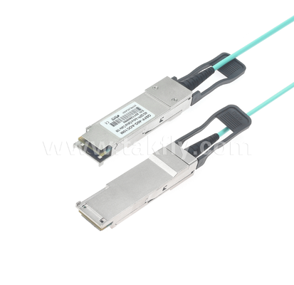 40G QSFP+ ενεργό οπτικό καλώδιο ∙ 4 κανάλια Full-Duplex, 11,3Gbps ανά λωρίδα, χαμηλή ισχύς, θερμό-συνδέσιμο